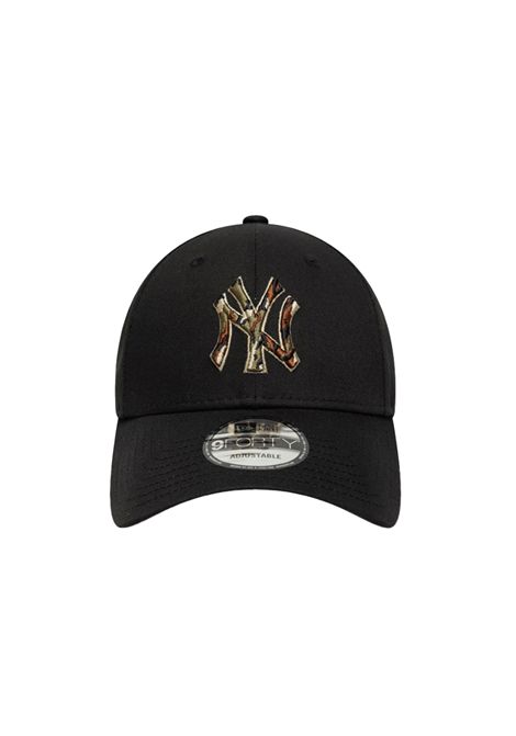 Cappello New Era 9FORTY New York Yankees MLB Outline Nero Camo Unisex NEW ERA | Cappelli | 60771853-